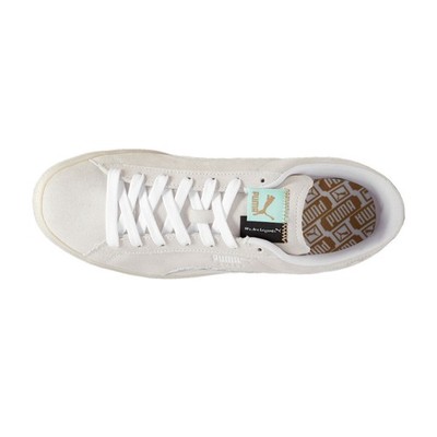 PUMA Suede Wal Mas Camp Lace Up Mens White Sneakers Casual Shoes