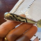 Vintage Sterling Silver Open Cut Niello Letter Opener 24.1 Grams — photo 4