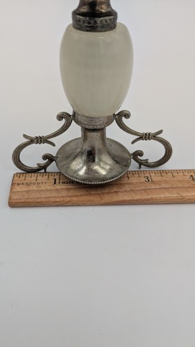 Vintage Stone and Metal Bud Vase Miniature Amphora Vase Boho Decor - Picture 17 of 19