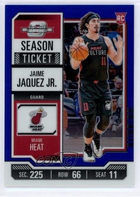2023 Panini Contenders Optic Blue Prizm /99 Jaime Jaquez Jr #67 Rookie RC 1uw6