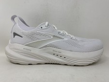 Women's Brooks Glycerin 22, White/White/Grey, 8.5 B Medium US