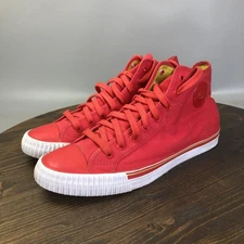 PF Flyers Center Hi Shoes Mens Size 12 Red Canvas High Top Sneakers PM11CH3G
