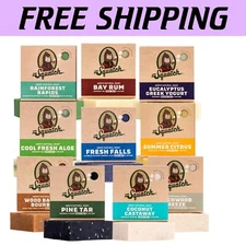 Men's Natural Soap Gift Set - 10 Cold Process Bars with Nourishing Ingredients