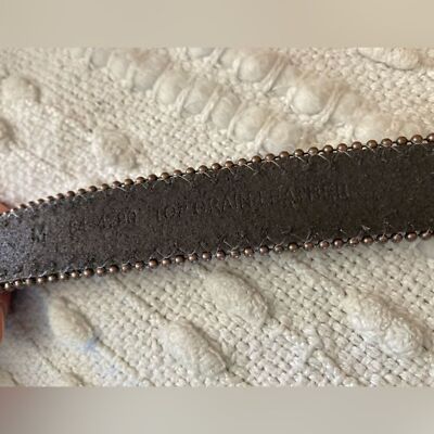 Roper top grain leather belt M 84/90 jewel studs | eBay display picture 3