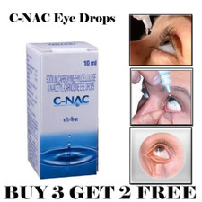 C-NAC Eye Drops (10Ml) Best for Eye Care (BUY 3 QUANTITY & GET 5 of CNAC)