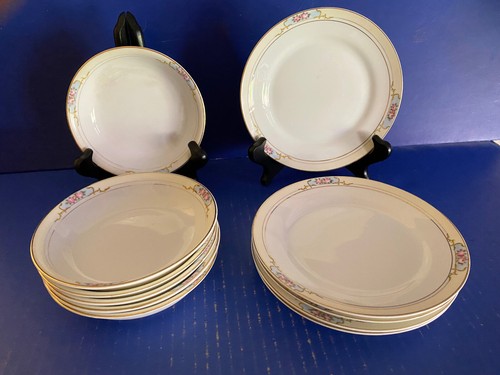 NORITAKE THE CELTIC BERRY BOWLS & BREAD-DESSERT PLATE LOT - Picture 8 of 9