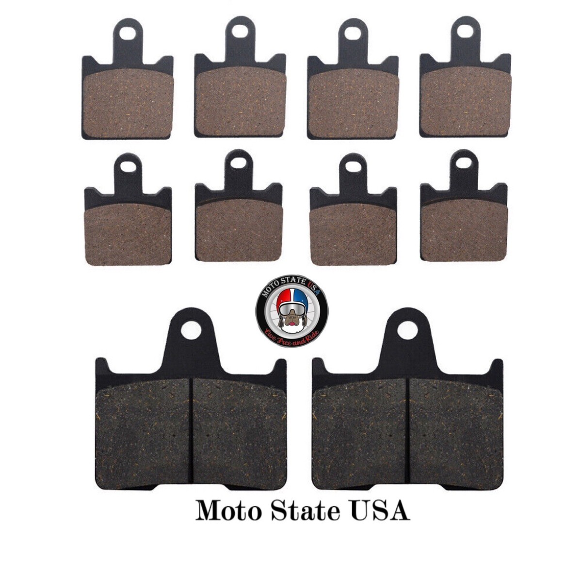 Front & Rear Brake Pads For Kawasaki ZX4R ZX-14R Ninja ZX1400 SE