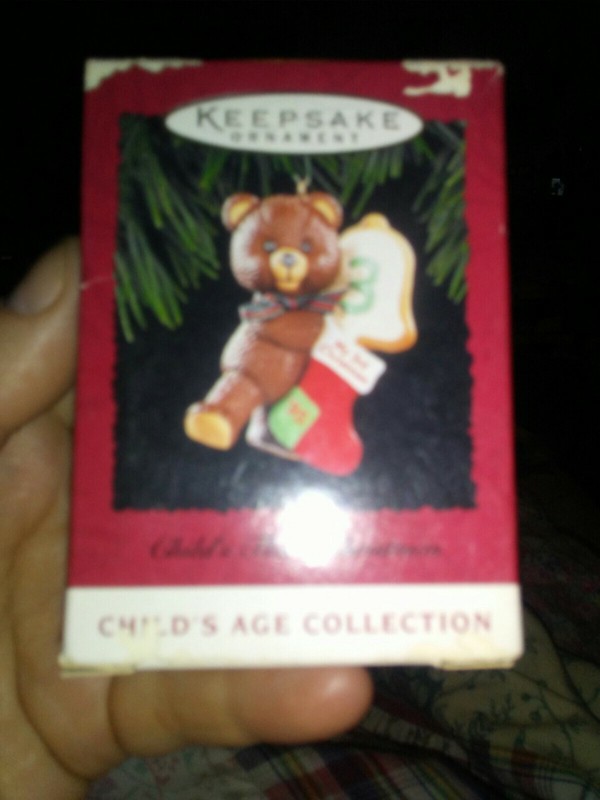 Hallmark Keepsake Ornament Child's Third Christmas NEW 1995 Teddy Bear