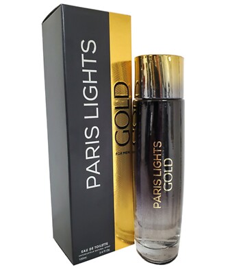 Paris Lights Gold Men's Cologne 3.4 Oz EDT Spray