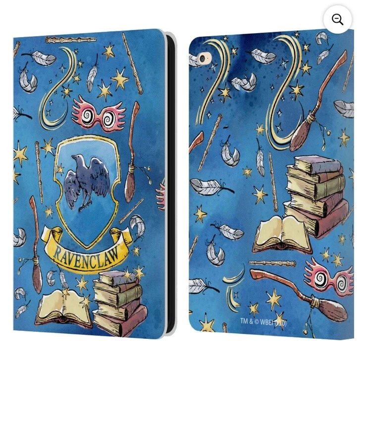 全新 Ravenclaw House 哈利波特 万圣节皮革平板电脑盒,苹果 iPAD & Pro — 第 4/4 张图片