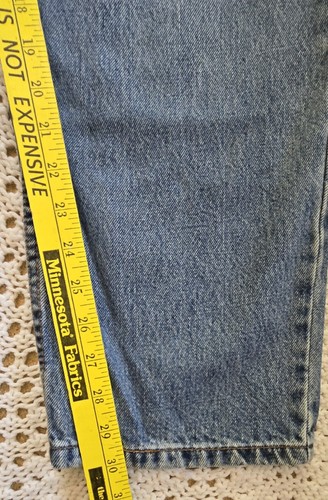 VTG 2001 Levi's 550 Mens Relaxed Fit Tapered Leg Blue Denim Jeans Sz 36x30 (W34) - Picture 15 of 18