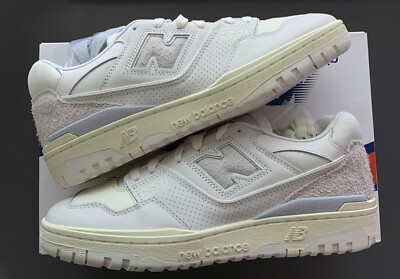 Aime Leon Dore ALD New Balance 550 White Leather Basketball Oxford