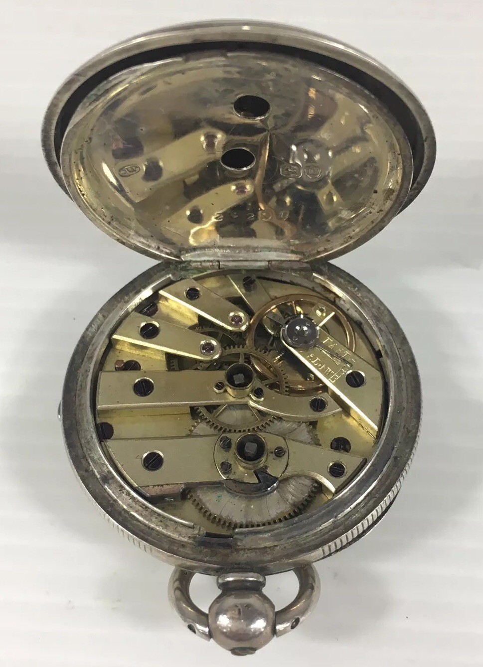 Antique 1879 John Williams Solid Silver Cased Poc… - image 5