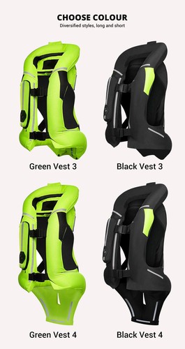 Motorcycle Jacket Air Bag Vest Airbag Vest Motocross Racing Riding Protector - Picture 21 of 30