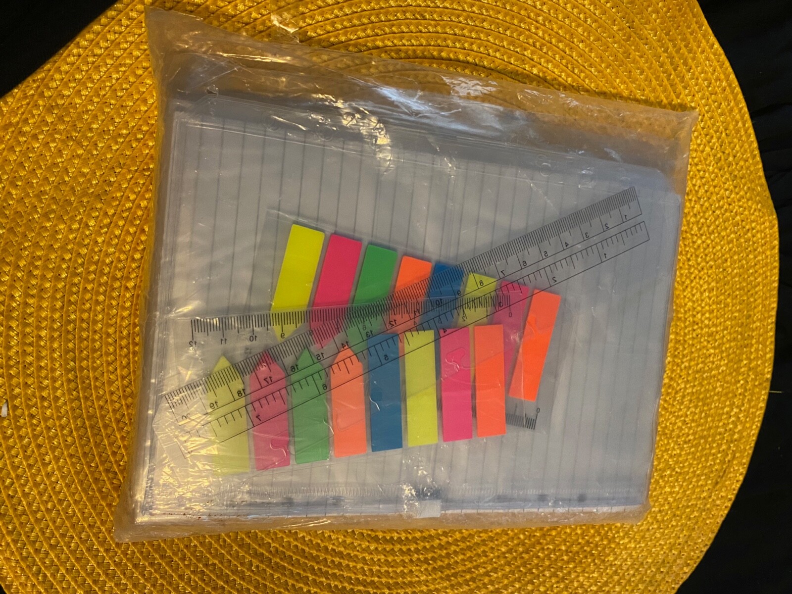 Lined Notebook Set with Ruler and Note Marks (M4)  