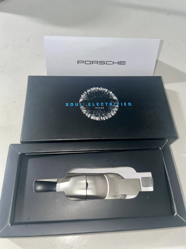 Porsche Taycan Keychain 5 in 1 Lightning/Micro-USB, USB-A  and USB-C Converter  - Image 2 of 4