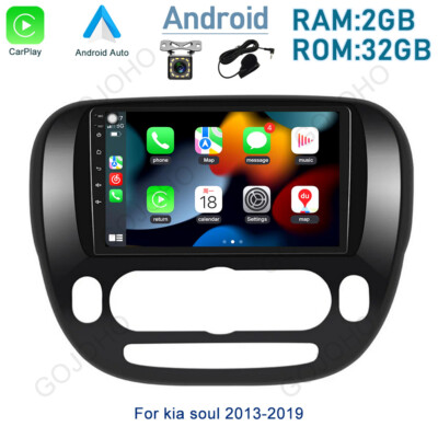 For Kia Soul 2013-2019 Android 13 Car Stereo Radio apple Carplay 32GB GPS Navi