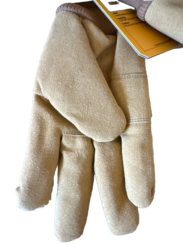 Guantes de trabajo aislados Carhartt talla 2XL gamuza punto puño guantes de trabajo par Foto 3 de 4