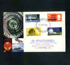 1966 CONNOISSEUR FDC  19th Sept  British Technology set Bristol FDI 24A  S6y++++