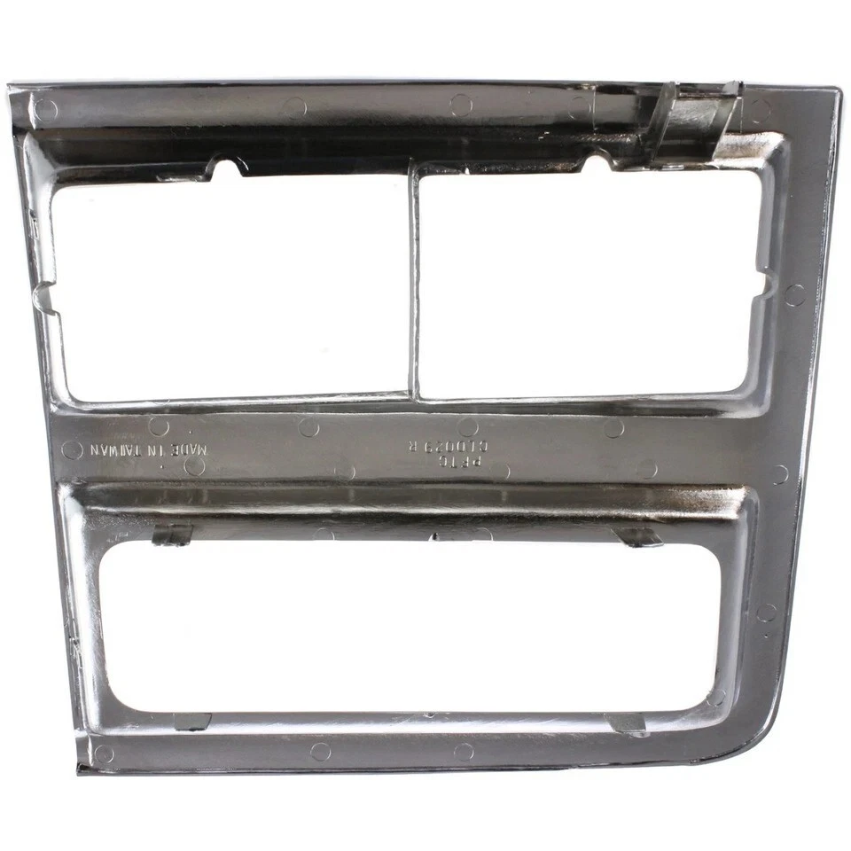 Left & Right Pair For 1989-1991 Chevrolet Blazer New Front Headlamp Door / Bezel - Image 3 of 4