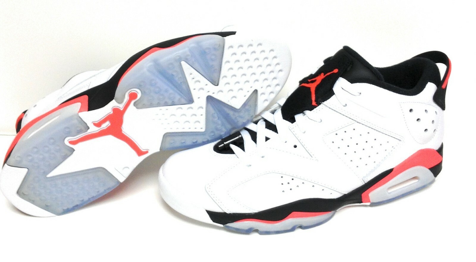 nike air jordan 6 retro low white infrared