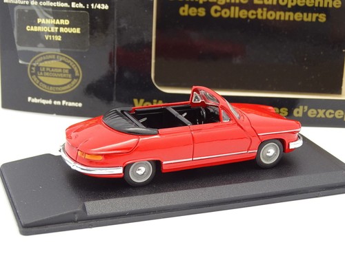 Leader Resina Cec 1/43 - Panhard PL17 Cabrio Rosso - Foto 2 di 2