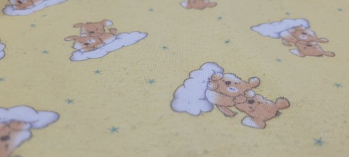 L) My Michelle Puppy Dog Clouds Yellow Girl Sleep Pajama 14 - Picture 10 of 10