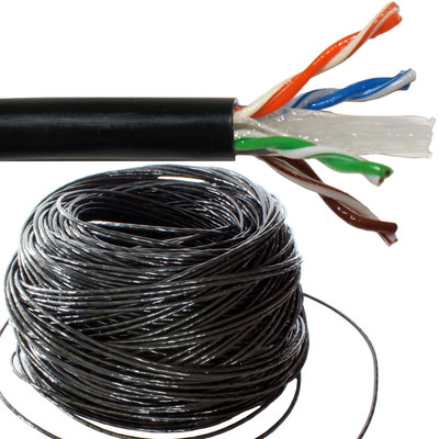 100m CAT6 Outdoor Netzwerk Kabeltrommel Trommel Kupfer extern Ethernet LAN UTP RJ45