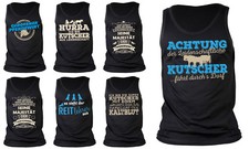 Herren Tr&auml;gershirt Pferde - Kutscher - Hufschmied - Pferdewirt - Reitlehrer