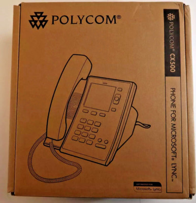 Neu Polycom CX500 HD IP Telefon Telefon Microsoft Lync / Skype