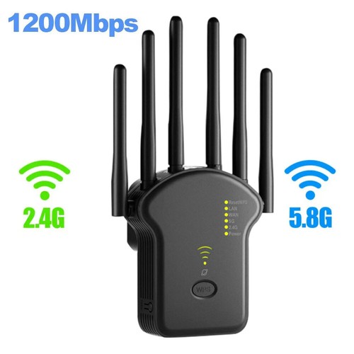 5G 2,4G Wifi Range Extender Internet Router Wlan Repeater-Verstärker 1200Mbit/s - Bild 9 von 18