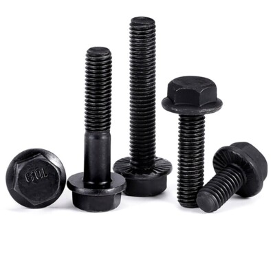 FLANGED HEXAGON HEAD BOLTS GRADE 10.9 FLANGE HEX SCREWS M5 M6 M8 M10 M12 M14 M16