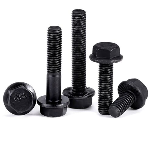 FLANGED HEXAGON HEAD BOLTS GRADE 10.9 FLANGE HEX SCREWS M5 M6 M8 M10 M12 M14 M16 - Picture 1 of 4