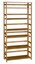 flip flop 67" high folding bookcase- medium oak