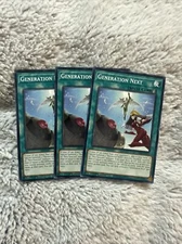 Yugioh! x3 Generation Next LDS3-EN113 1st Ed 3x Yu-gi-oh! TCG SET FAST SHIP