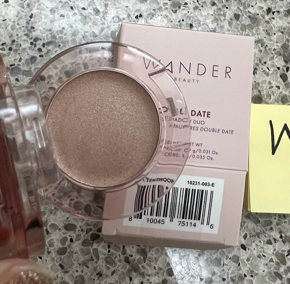 Wander Beauty DOUBLE DATE Eyeshadow DUO SMITTEN/SWOON Full SIZE SEALED RET$26 - Image 3 of 4