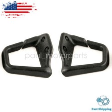 For 93-02 Camaro Firebird Convertible Ebony Seat Belt Shoulder Guides Black 2pcs