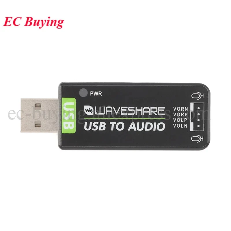 USB Audio Soundkarte Modul für Raspberry Pi 3B+/4B mit Mikrofon/Lautsprecher - Bild 4 von 4