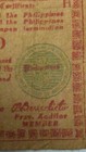 1944 PHILIPPINES  ONE PESO NOTE Serial #130261 worn but scarce Emergency money — photo 5