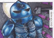 2023 Doctor Who Series 1 - 4 Hand Drawn Sketch Card by Adam and Bekah Cleveland