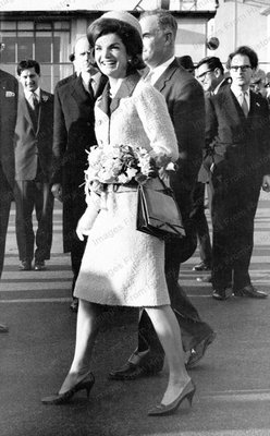 8x10 Print Jackie Kennedy Onassis JFK London 1962 #JAO