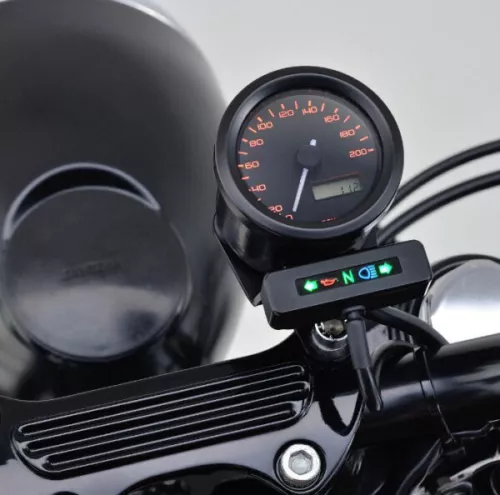 Daytona Mount for Velona 48 Black for Mounting Velano Speedometer 48 + Alpha 
