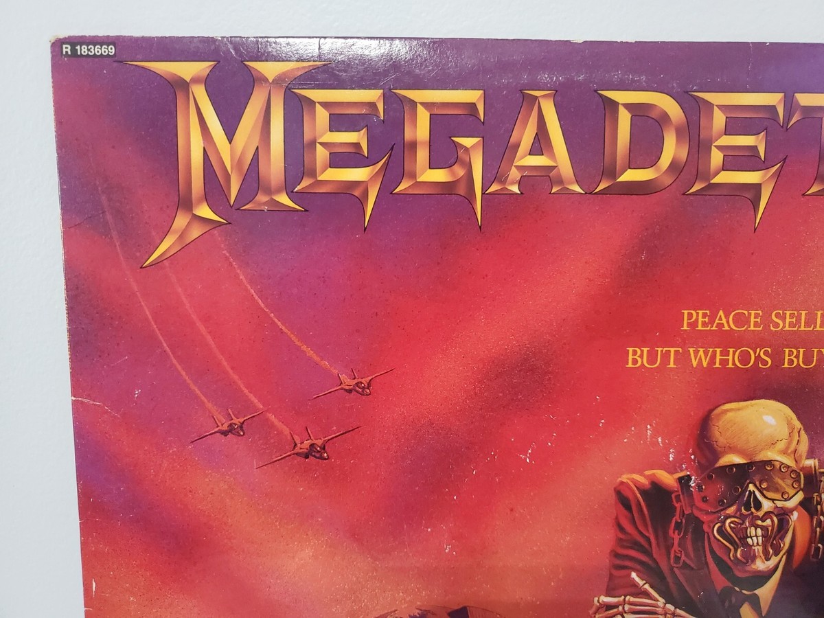 Megadeth PEACE SELLS… BUT WHO'S BUYING? MEGADETH Peace Sells But Who's Buying? Vintage 1986 Vinyl