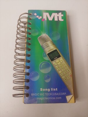 Magic Mic Tech MT Song List Book - SONG BOOK (Tagalog, Gospel, English)