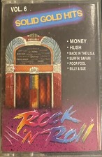Solid Gold Hits Rock N Roll Vol. 6 Audio Cassette Tape