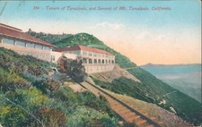 USA Tavern of Tamalpais train in action CA 1912 PC