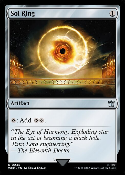 cards like sol ring mtg Sol Ring [Doctor Who] Moderately Played