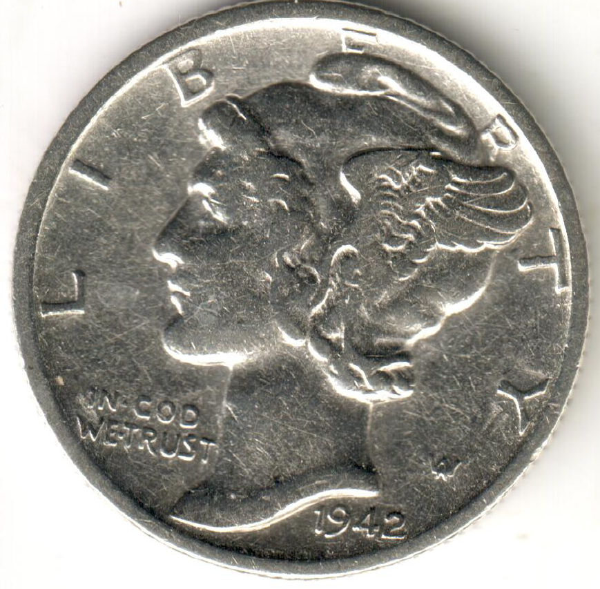 USA - 1942S - Mercury Dime - #570 | eBay