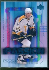 2000-01 UD Pros and Prospects NHL Passion #NP8 Mario Lemieux Card