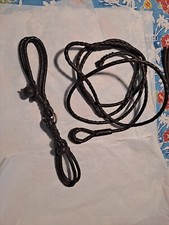 9' Braided Leather Tie Down String With Attachment